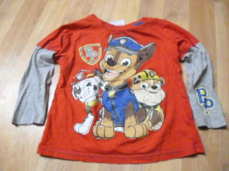 Triko tlapková patrola 3-4, rebel,104