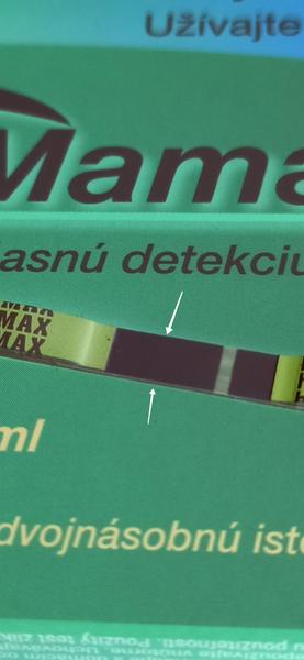 Test GS Mamatest. Vidíte něco na mém testu?