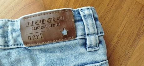 Džíny rifle jeans modré, next,116