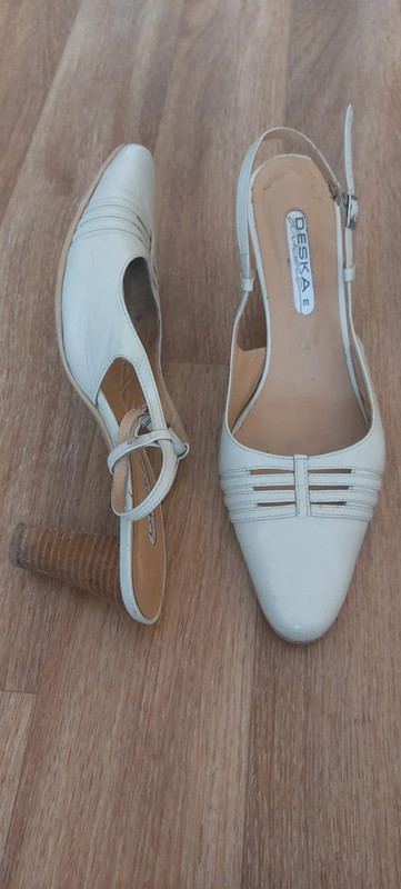 Kožené lodičky s volnou patou deska vel.39, 39