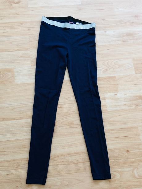 Modre dlouhé leginy 158/164, pepperts,158