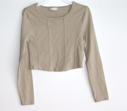 P467 dívčí triko crop vel. 146, matalan,146