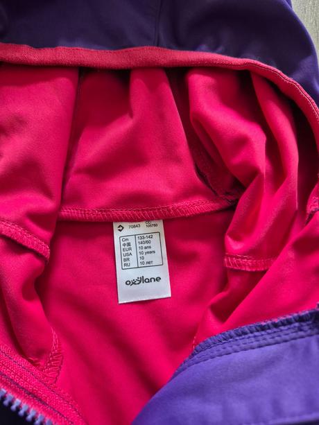 Lehká dívčí bunda vel. 134, quechua,134