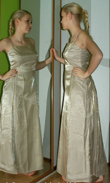 Společenské plesové dlouhé šaty, 40