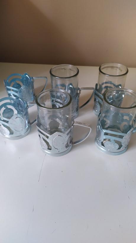 Sklenky na kávu 4ks výška 11cm, 