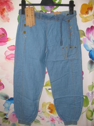 Letní džínové kotníkové kalhoty lee cooper, lee cooper,164