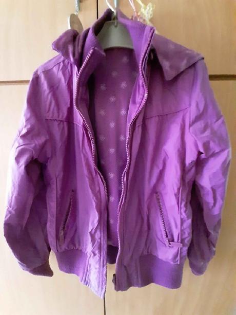 Oboustranná jarní bunda vel.140, 140