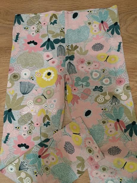 Legíny s květy 116 nutmeg, nutmeg,116