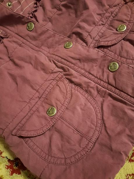 Zimní fialová bunda, s.oliver,86