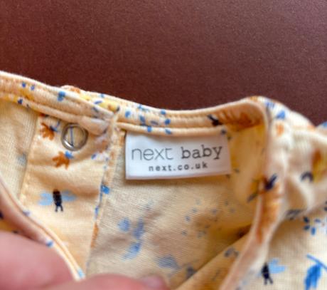 Šaty žluté - v.3 měsíce zn. next, next,62