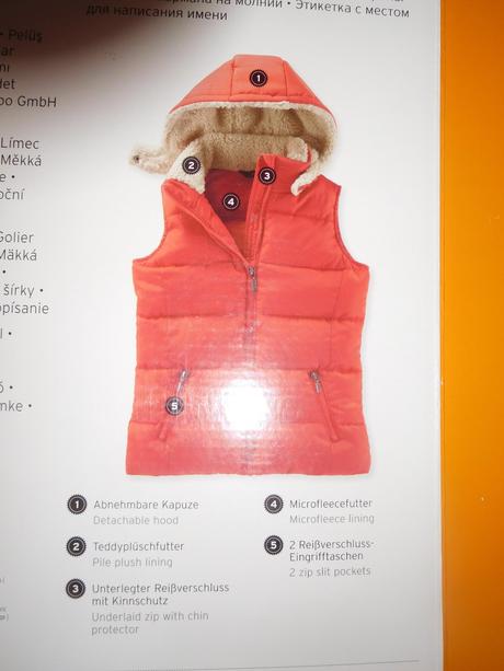 Dívčí vesta vel. 134/140, tchibo,134