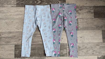 Legíny dívčí 2x v.110 a 116, primark,110