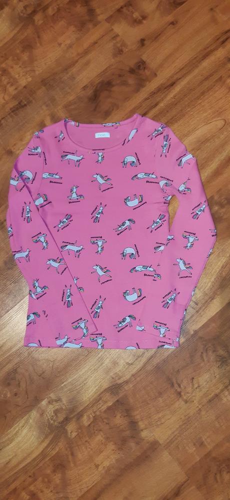 Nové dívčí tričko dl.r. next 140 unicorn, next,140
