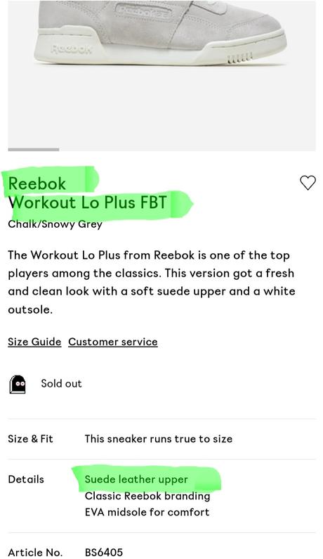 Semišová sportovní obuv reebok, reebok,38