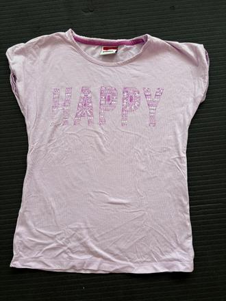 Fialové tričko happy 158/164, yigga,158