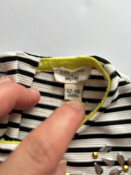 Tunika s proužky - v.12/18 měs, river island,86