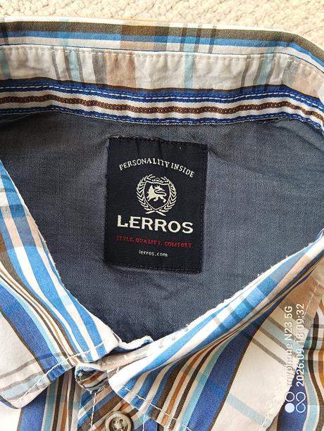 Košile zn."lerros" vel."xxl", xxl
