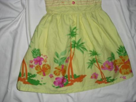 Nádherné žluté hawai šaty, cherokee,92