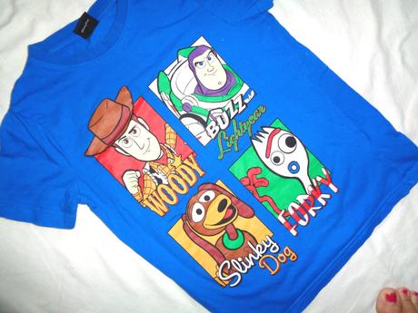Krásné modré tričko toy story, disney,134