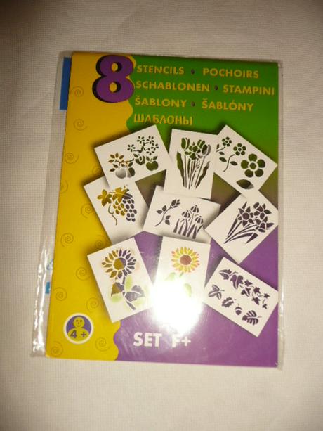 Šablony šablona 2x na foukací fixy set f+,