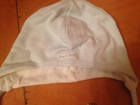 Dětská čepice, čepička proužky, obv. 39 - 43 cm, h&m,68