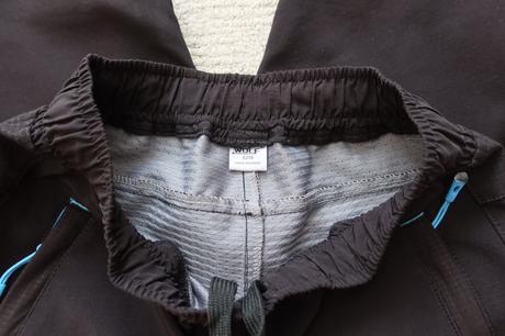 Softshellové kalhoty, wolf,128