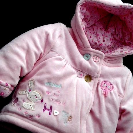 Dětská bunda růžová, babaluno, babaluno,68