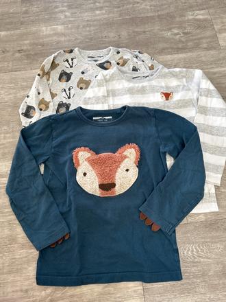 Trička 3ks, next,122