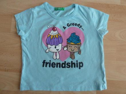 Triko & tričko friendship benetton vel. 80/86, benetton,80