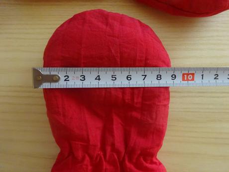 Zimní rukavice červené, vel. 68/74, 68