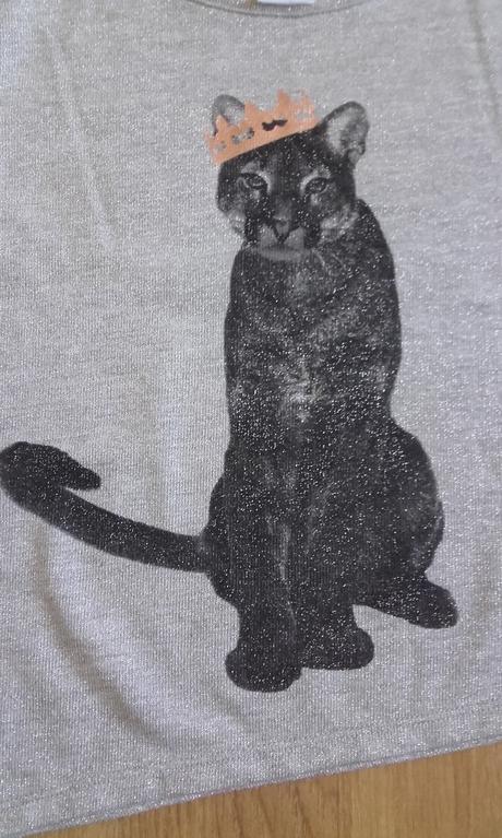 Asymetrický trblietavý top šelma, c&a,134