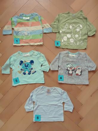 Triko dlouhý rukáv 50-56, 50