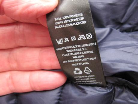 Pánská modrá prošívaná zimní bunda v by ver, xl