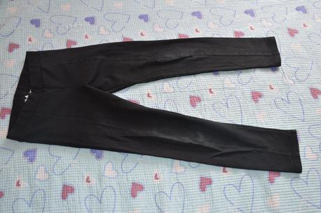 Černé legíny legínky, h&m,128