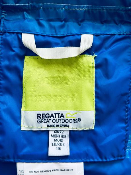 Overal / větrovka - v.5/6 let, regatta,116