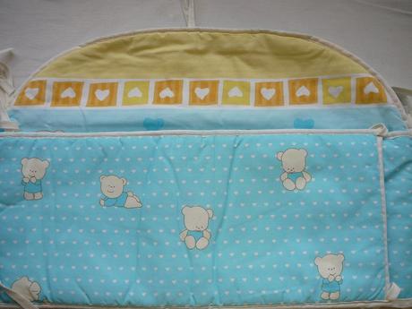 Dětské povlečení a mantinel na postýlku, šířka (cm): 50,délka (cm): 40