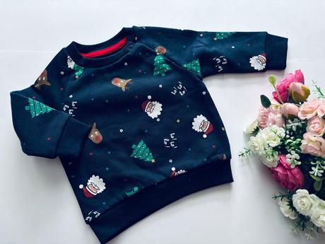 Mikina vánoční - v.3/6 měs., 68