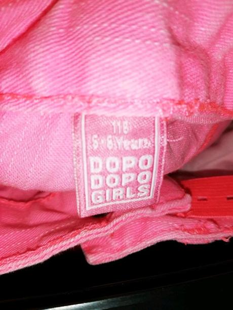 Neonové růžové kratasy vel.116, dopodopo,116