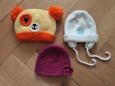 Čepice vel. 50 pletená háčkovaná, 50