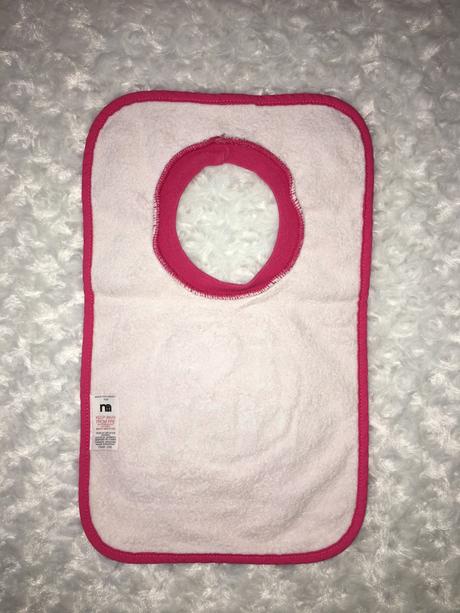 Růžový bryndák mothercare, 