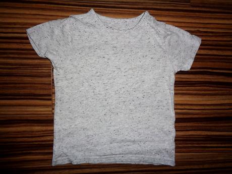 Krásné šedé melírované tričko s kapsičkou, tu,86