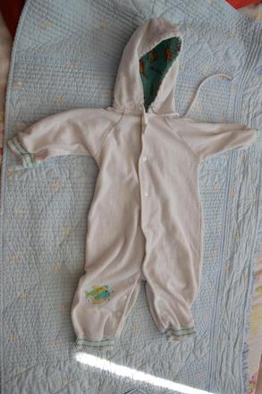 Froté teplý overal s rybičkami, 68