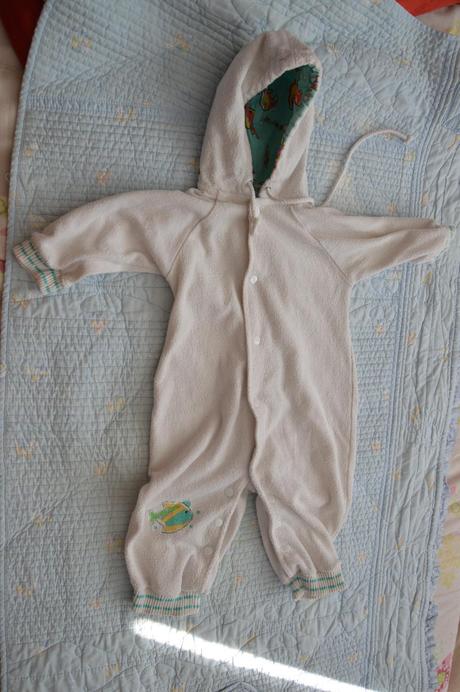 Froté teplý overal s rybičkami, 68