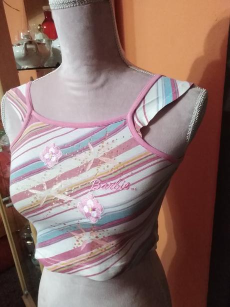 Tílko bavlna, barbie,116