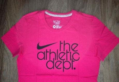 Růžové tričko nike, nike,m