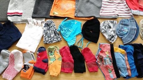 Balík mix věcí na kluka od vel.98-116 jaro/podzim, 86–98