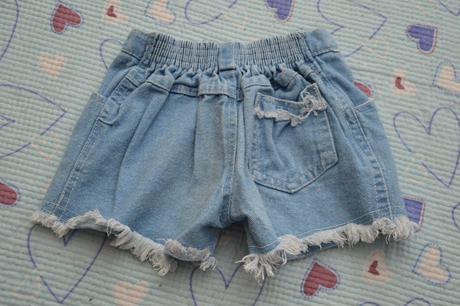 Letní džínové kraťasy 116/122/128, 122