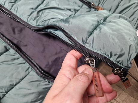 Zimní bunda, superdry,s