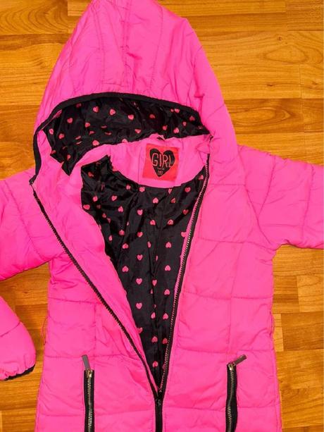 Dlouhá zimní bunda/kabát, vel. 140, coolclub,140