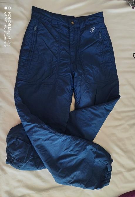 Kalhoty na lyže -oteplováky vel.s-m, s